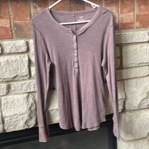 Aerie long sleeve ribbed top